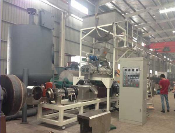 Custom Dog Food Manufacturing Equipment , Accurate Control Animal Feed Processing Equipment