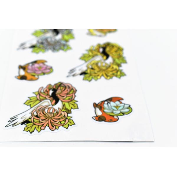 UV resistant cartoon Daisy PVC Vinyl Stickers