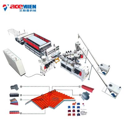 Longlasting Plastic Reusable PVC Roofing Tile Sheet Production Making Machine