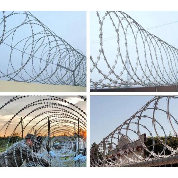 Безопасность ограждая колючую проволоку концертины CBT-65 2.5mm