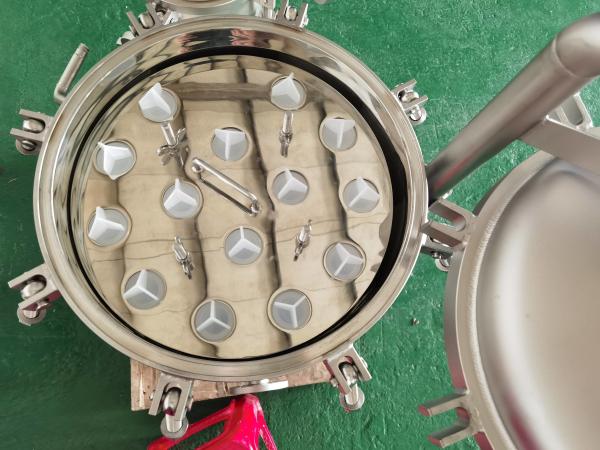 Casas de filtros lenticulares de alta tecnologia de alta potência Casas de filtros lenticulares de aço inoxidável