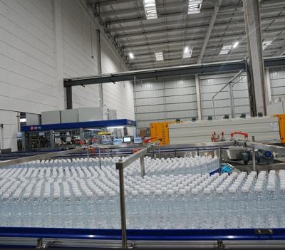 Durable Dynamic Bottle Buffer Platform For 42,000 BPH Bottled Water Production Robust Motorized Control