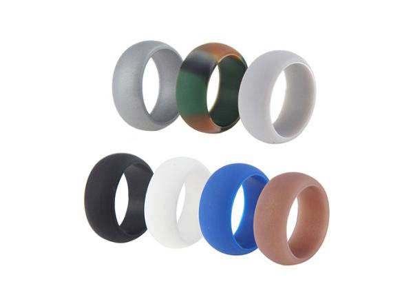 Non Corrosiveness Silicone Awareness Bracelets 68x12x2mm Low Cadmium