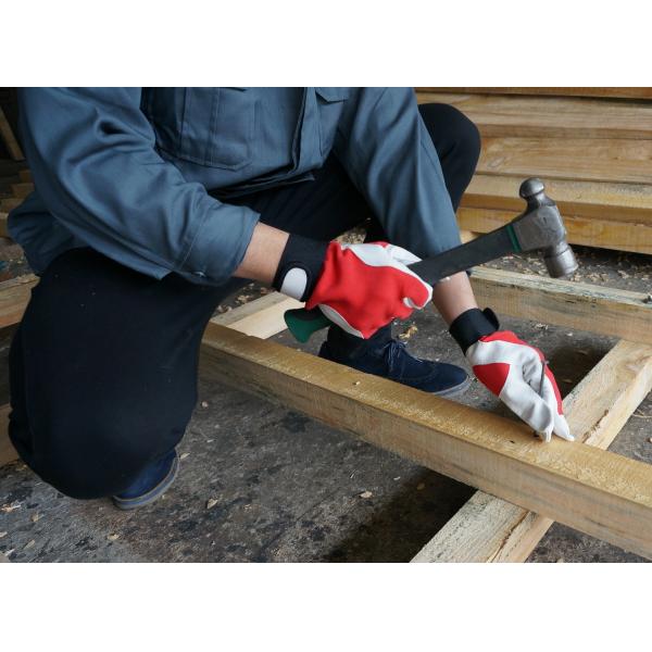 Автомобильные кожаные перчатки работы заварки подкладки хлопка