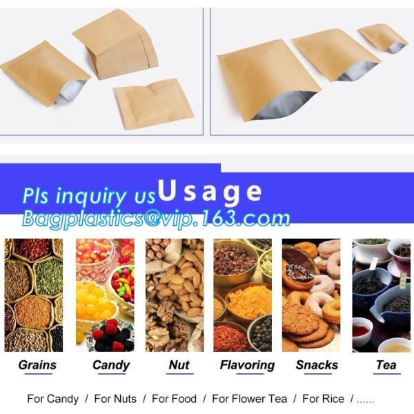 Стойте вверх бумажный мешок крафт, сумка качества еды упаковывая, бумажный мешок /kraft сумки кофе бумаги кфрафт закуски 16оз с окном/стойкой