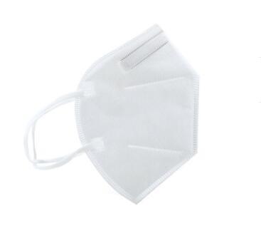 Masque protecteur jetable du blanc KN95, respirateur pliable du masque de protection KN95