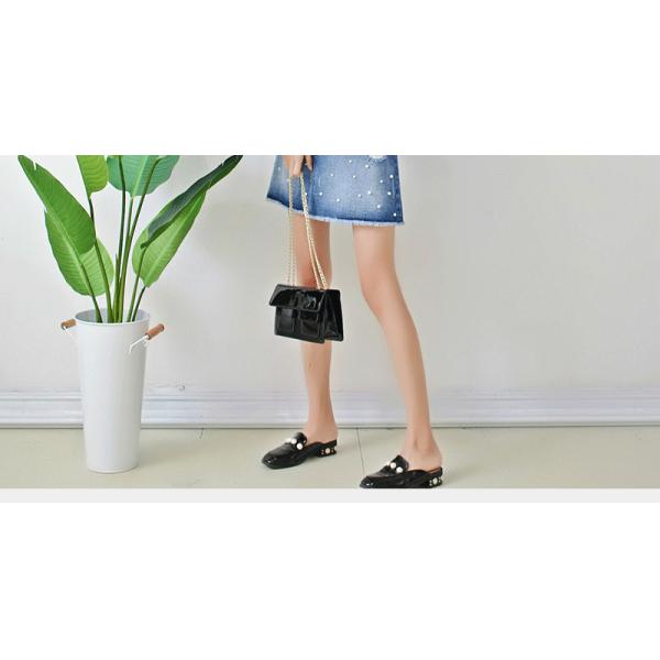 Washed Ladies Denim Pearls A Line Jean Skirt With Hole , Blue Jean Mini Skirt