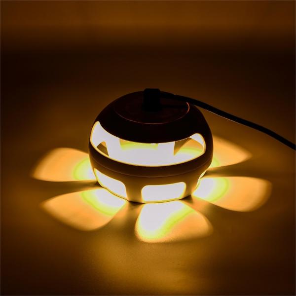 Sticky Type Mosquito-killing Lamp Warm Light Flea Moth Gnat Catcher Indoor Sticky Pad Trap with ABS Electronic Parts