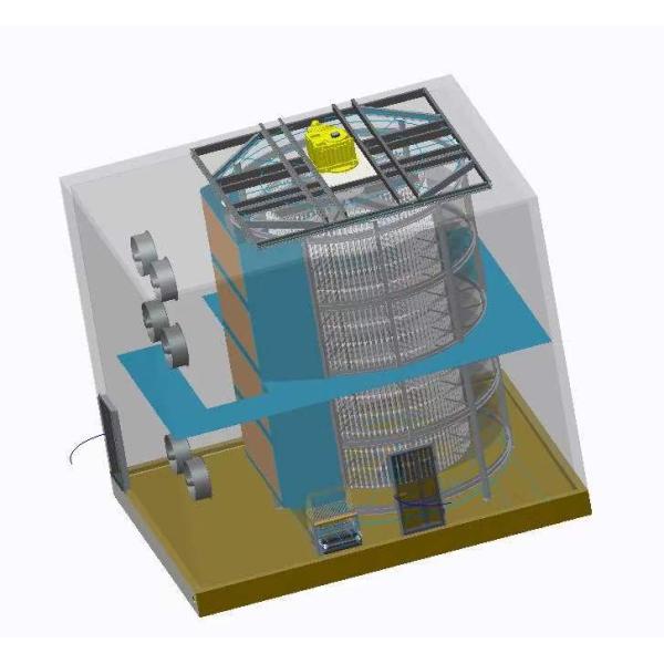Odm морепродуктов замораживателя 500KG/H 750KG/H пояса IQF ультра низкий спиральный