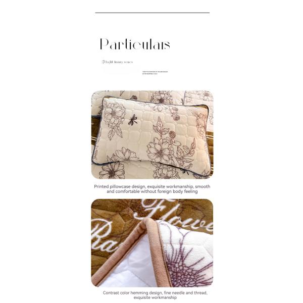 Cubiertas de invierno de 4 piezas de lana de cordero y lana de leche