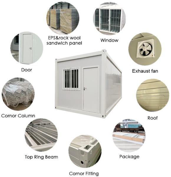 Steel Modular Folding House for Apartment Living Container Home Modern Design