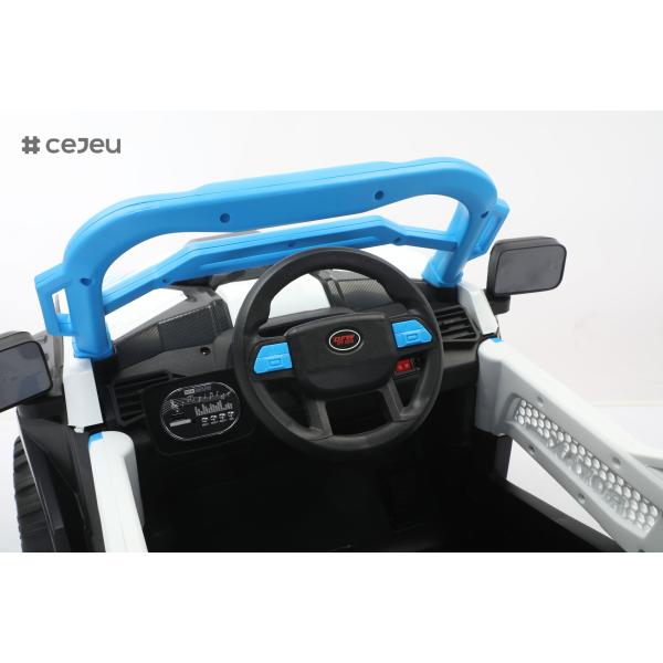 CJ-6187 12V 2-местный ребенок ездит на UTV Car, 4,5AH электромобиль грузовик автомобиль с 2x390W мотором,USB,MP3, музыка, Bluetooth