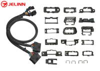 Universal OBD 2 J1962 OBDII Obd2 T-harness Splitter Spliter Y Cable With Multi Mounting Brackets for All Car Makes