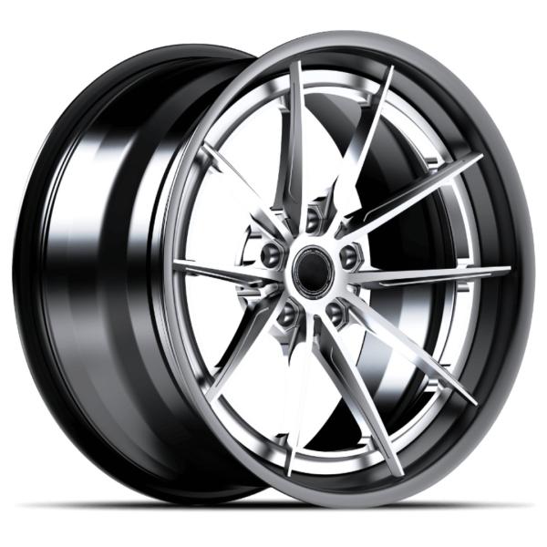 T6-6061 Titanium 3 Piece Forged Wheels