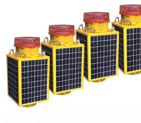 Low Voltage Solar LED Outdoor Landscape Lighting Aviation Obstruction 12V 24AH Battery