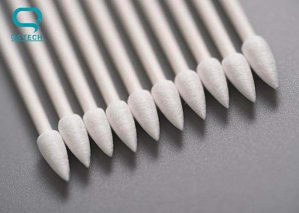 Double Smooth Pointed Head Cleanroom Cotton Swab Customized Kinds