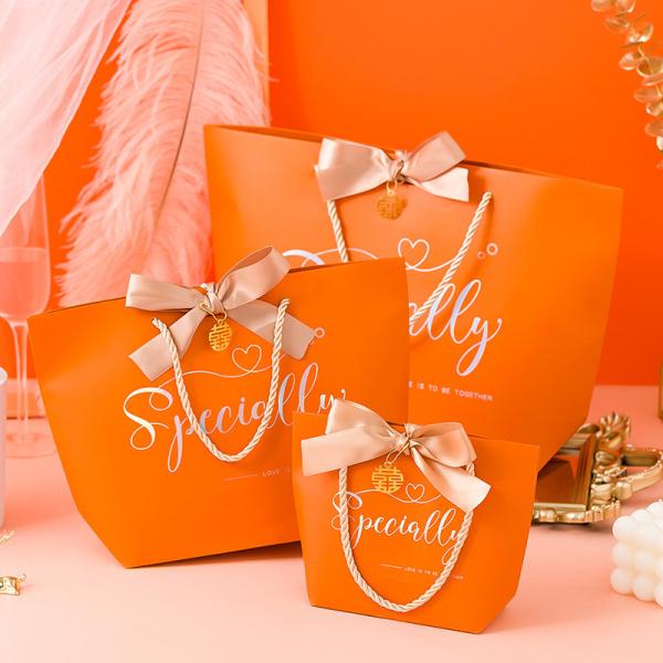 Recycled Paper Shopping Bags Customized Printing Paperboard Gift Packing Bags