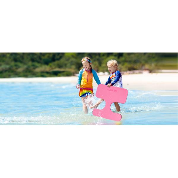 Foldable Pink TPE Pool Floats for Kids Woowave Design Swimming Water Saddle Seat
