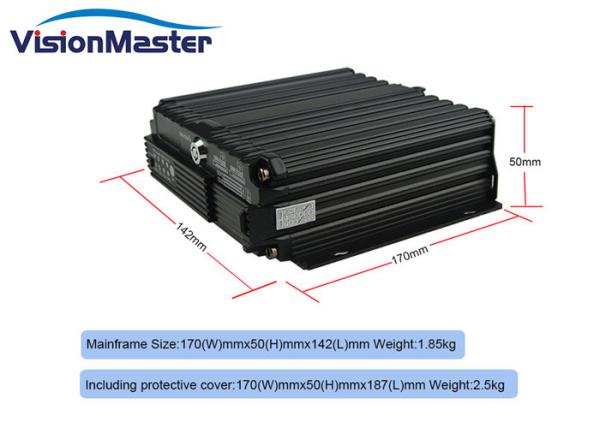 Sistema móvel WCDMA 3G da câmara de vigilância do carro do gravador de vídeo HD DVR 1080p de Digitas