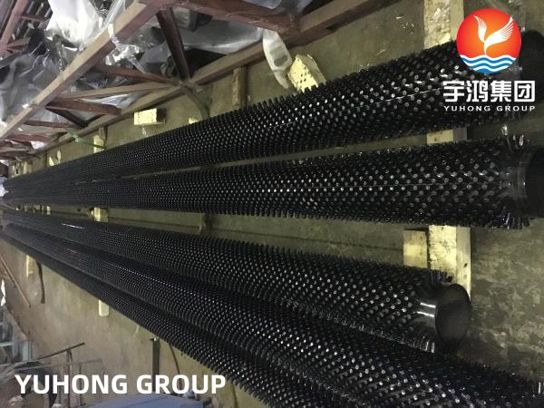 A335 P9 ASTM Studded Fin Tube For Fired Heater Steam Boiler