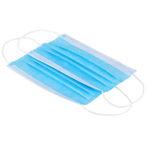 3 Layer Disposable Face Mask / Disposable Surgical Mask Anti Virus Cold