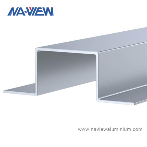 Chinese Factory Manufactured Aluminum Top Hat Channel Extrusion