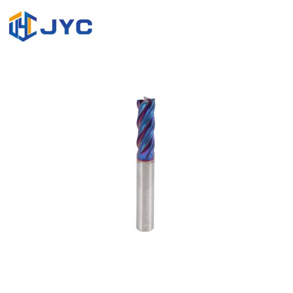 Square CNC Carbide Milling Cutters 4 Flutes End Mill Tool For Stainless Steel