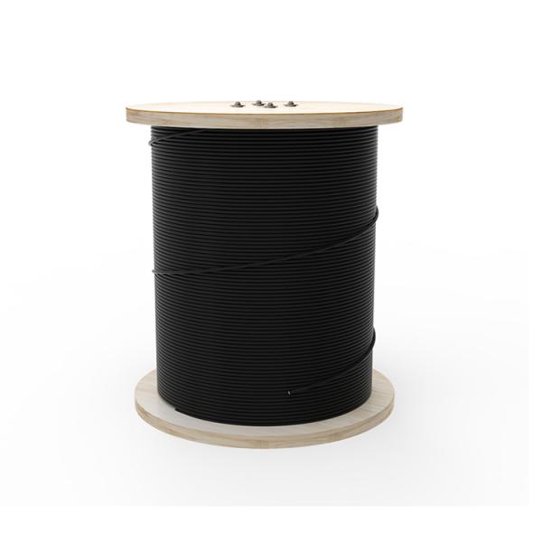 GYXTW Light Armored Duct Fiber Optic Cable G652D OM1 OM2 OM3 Black Color