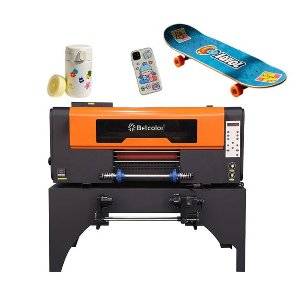 XP-600 UV Sticker Digital Printing Plotter Print Inkjet Printer Machine 3heads 30CM Roll to Roll UV DTF Printer Crystal Label