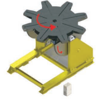 HBC Series Heavy-Duty Welding Positioner with Stepless Speed Control and Dual-Drive Safety for Industrial Fabrication