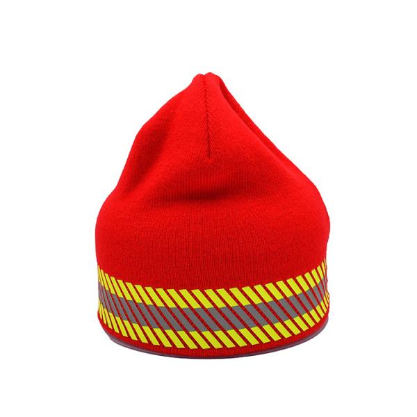 Изготовленный на заказ полиэстер логотипа вяжет шляпы Beanie для случайной окружности случаев 58CM