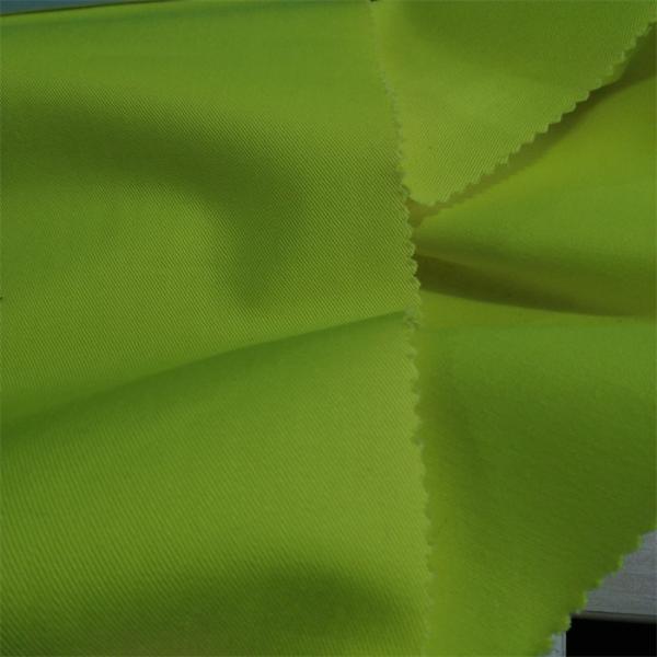 20S*16S Fluorescence High Visibility Reflective Fabric Woven Twill For Workwear