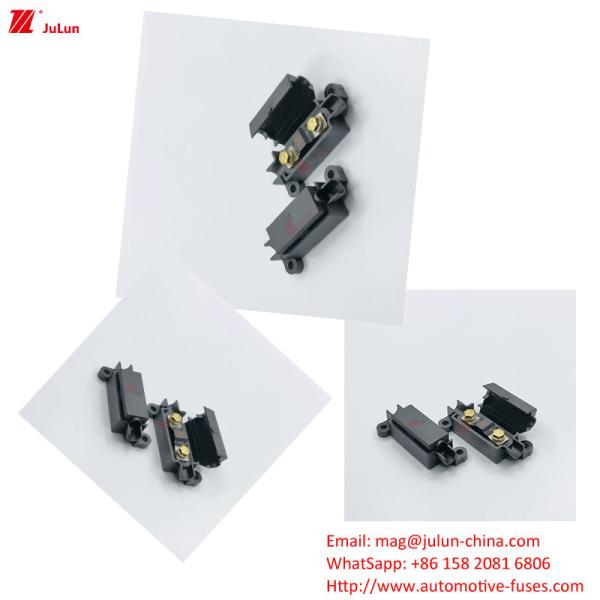 32V Copper Contact Bolt / Bolt Automotive Fuse Holder 30A-500A