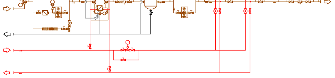 Booster Module Fuel Handling System In Power Plant , Heavy Fuel Oil System