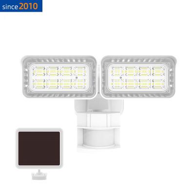 Grau exterior IP65 ajustável da lâmpada 180 da indução solar principal dobro