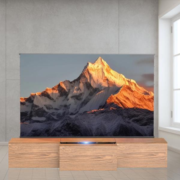 Marble Laser TV Cabinets Living Room Entertainment TV Unit Luxury