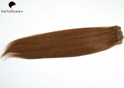 100% Unprocessed Straight Clip In Human Hair , Natural Black Human Hair