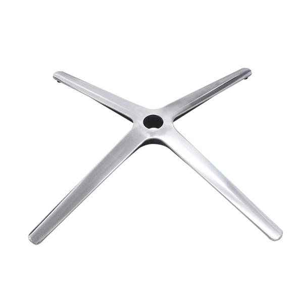 Aluminum Alloy Office Chair Metal Base 800mm Swivel Chair Base With Casters