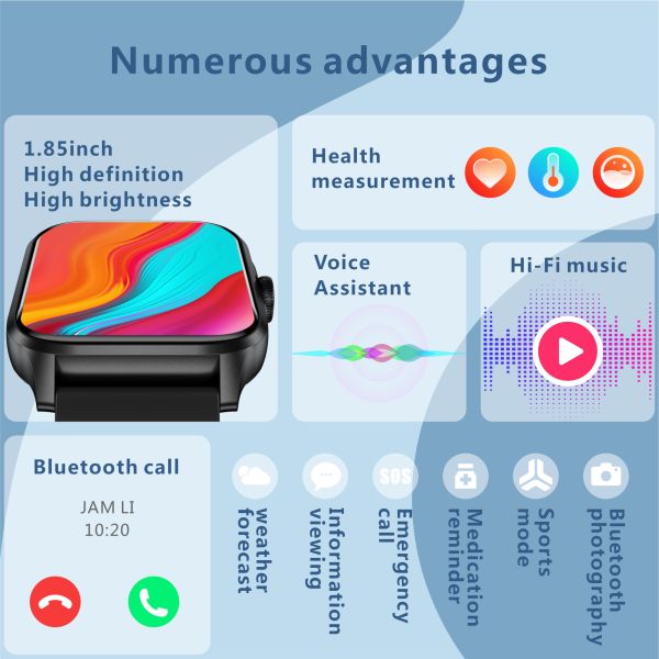 QX15 Smart Watch 1.85