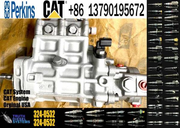 Excavator spare parts E320D CAT Engine Parts C6.4 Diesel Engine Fuel Injection Pump 324-0532