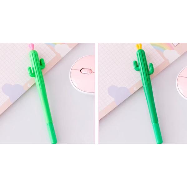 Cute Cactus Neutral Pen Learning Black Signature Pen Primary School Student Award Gift Creative Stationery