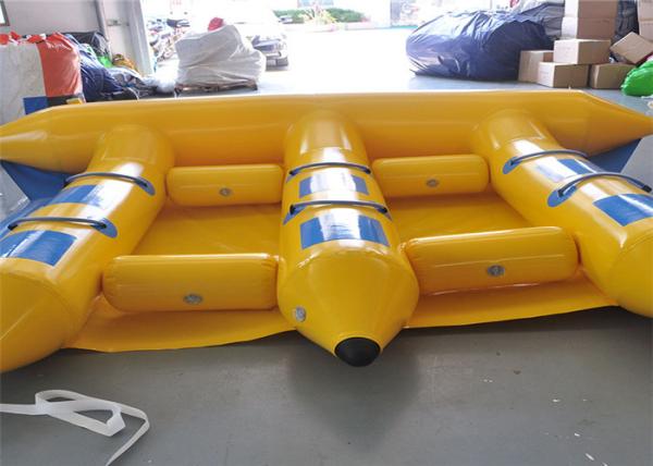 Popular Inflatable Water Toys , Inflatable Flying Fish Towable Puncture Proof