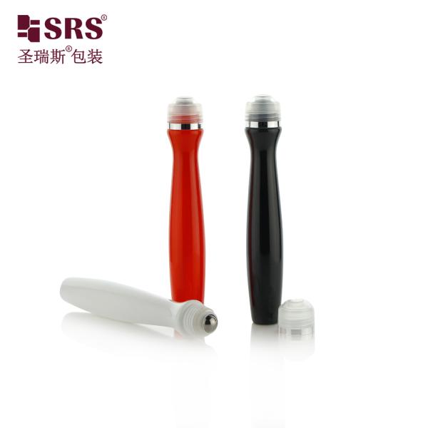 Round Waist shape 15ML Roller Ball Roll on Bolttles for eye serum massage