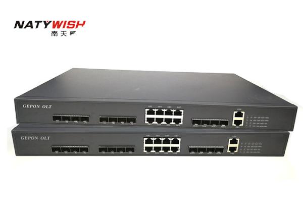 Single Fiber OLT Optical Line Terminal , 8 * 10 100 1000M RJ45 Ports GEPON OLT