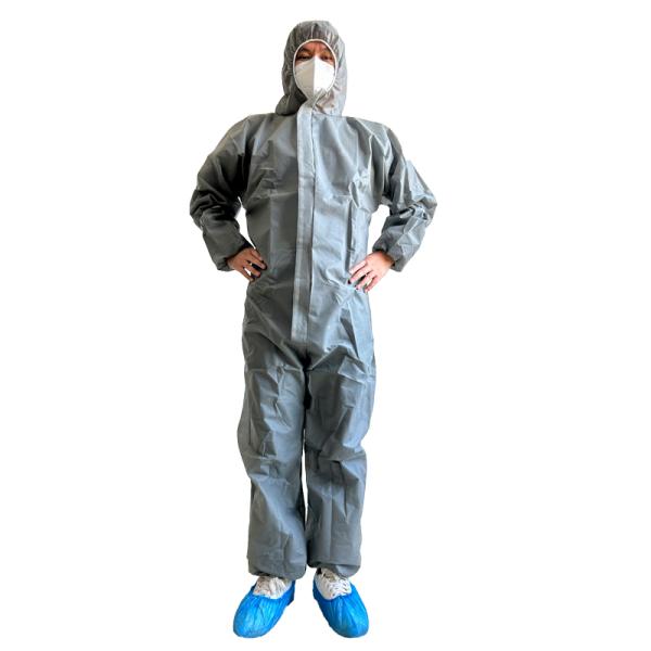 Земледелие конструкции Pp не сплетенное питаясь устранимый Coverall Breathable серый цвет
