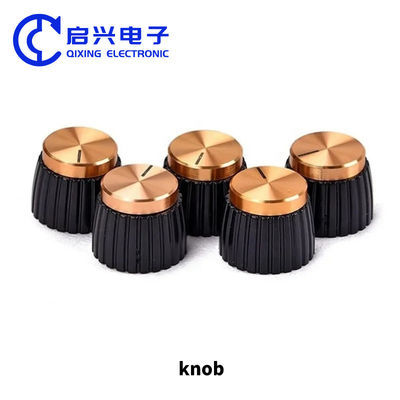 M3xOD12 Aluminum Metal Knurled Guitar Volume Knob Cheap Price ID10 Functional Potentiometer Switch Knob