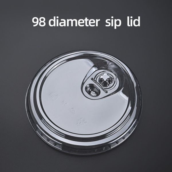 Disposable Custom Logo Printed Cold Coffee Cup  Plastic Cups with Sip Lids