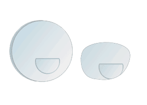 Eye Protection Blue Light Blocking Lenses 1.56 Index Flat Top Reflection Proof Coating