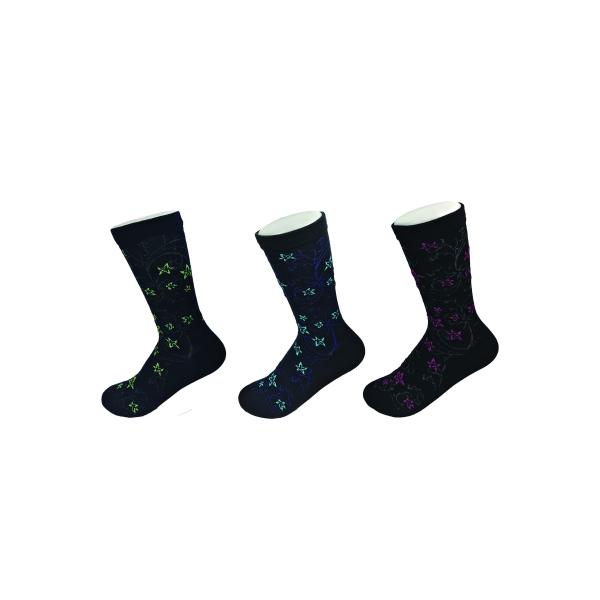 Snagging Resistance Diabetic Friendly Socks With Polyester / Spandex / Nylon