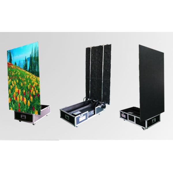Advertising P6 Portable Totem Led Display Screen Fast Install And Dismantle